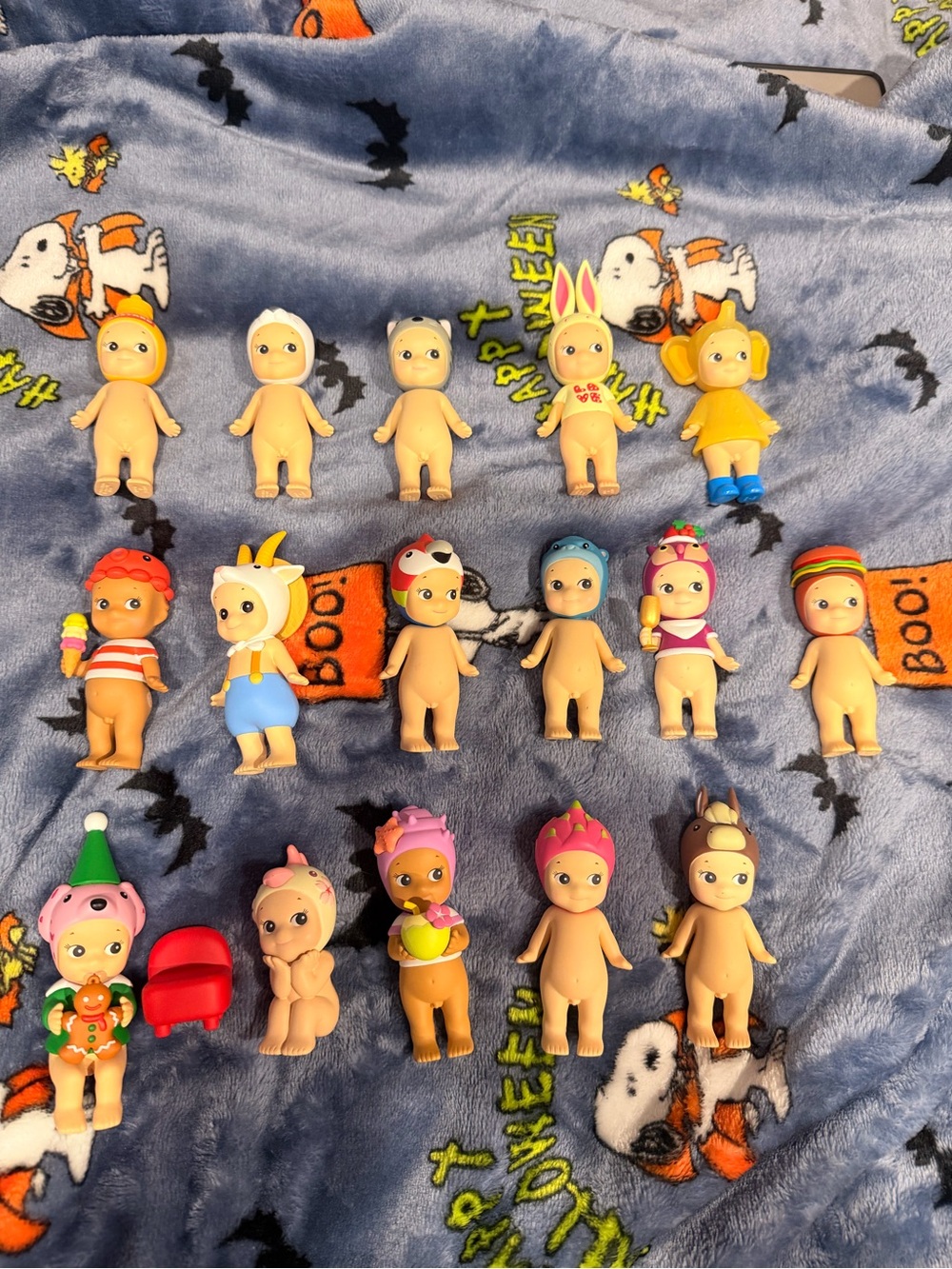 16 Authentic Sonny Angels and Display Shelves